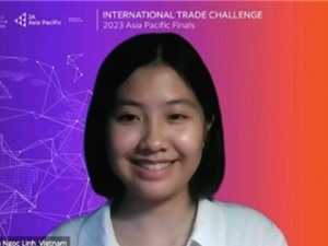 Sinh viên Việt Nam nhận giải nhất cuộc thi Thử thách thương mại quốc tế